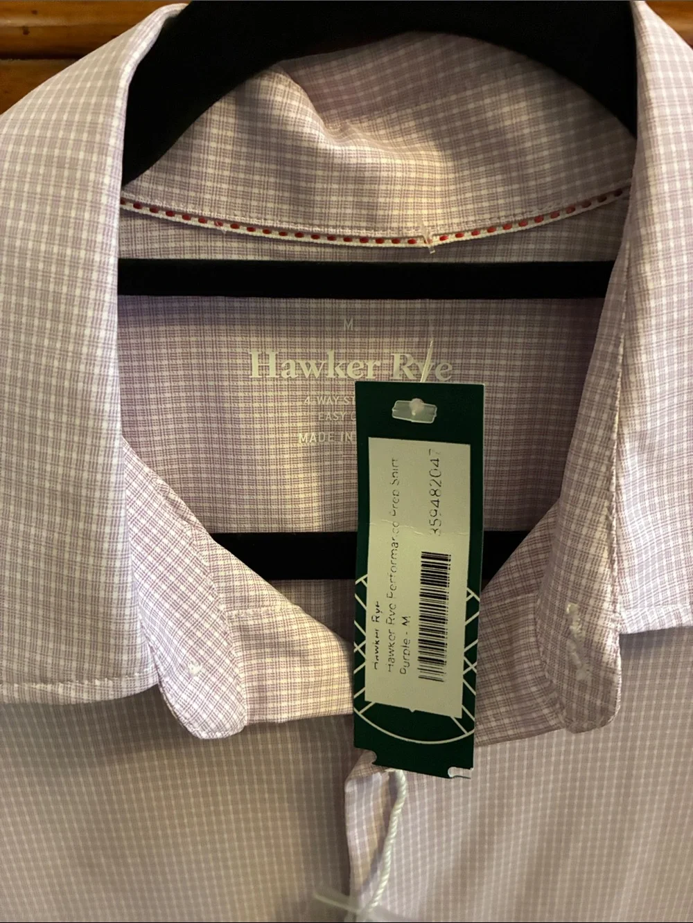 Hawker Rye Men's Light Lavender Dress Shirt - Tailored Button-Down - Picture 2 of 6
